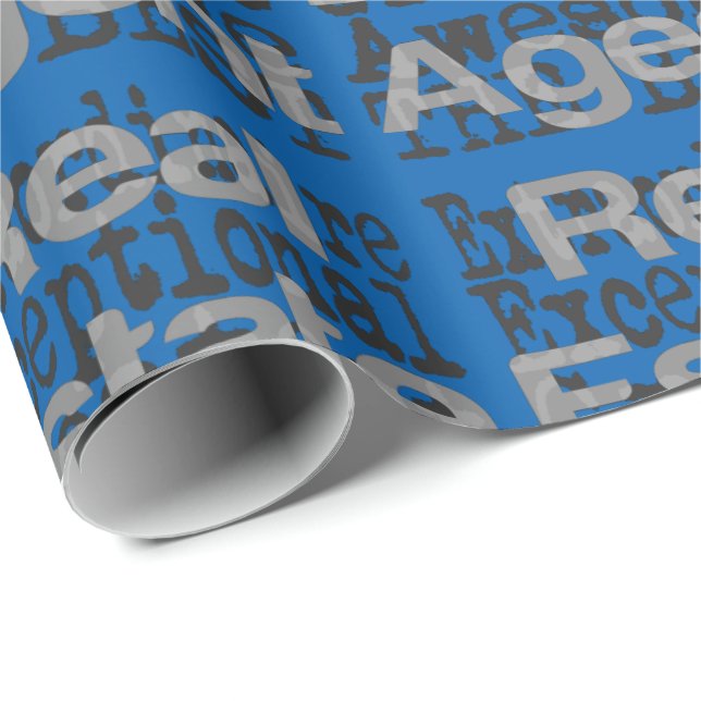 Real Estate Agent Extraordinaire Wrapping Paper (Roll Corner)