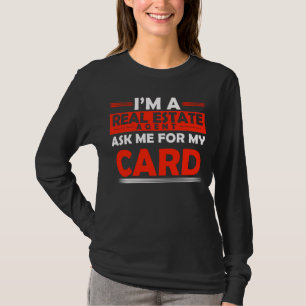 Real Estate Agent Funny House Broker T-Shirt