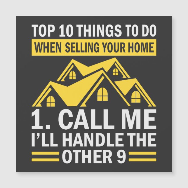 Real Estate Agent Funny Quote  (Front)