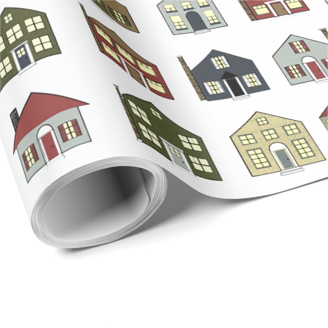Real Estate Agent Gift Wrapping Paper (Roll Corner)