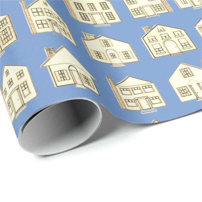 Real Estate Agent Gift Wrapping Paper (Roll Corner)