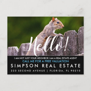 Real Estate Agent HELLO CARD