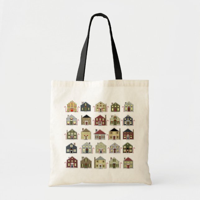 Real Estate Agent Holiday Gift Tote Bag (Front)