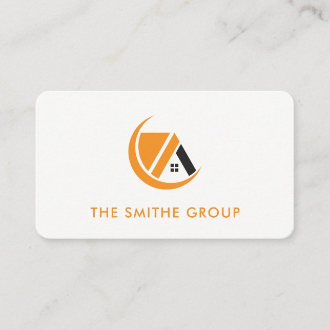 Real Estate Agent | Homes | Property Investments Business Card (Front)