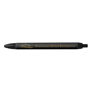 Real Estate Agent House Business Black Ink Pen