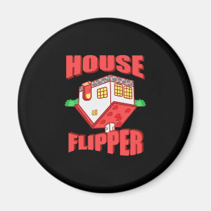 Real Estate Agent House Flipper Magnet