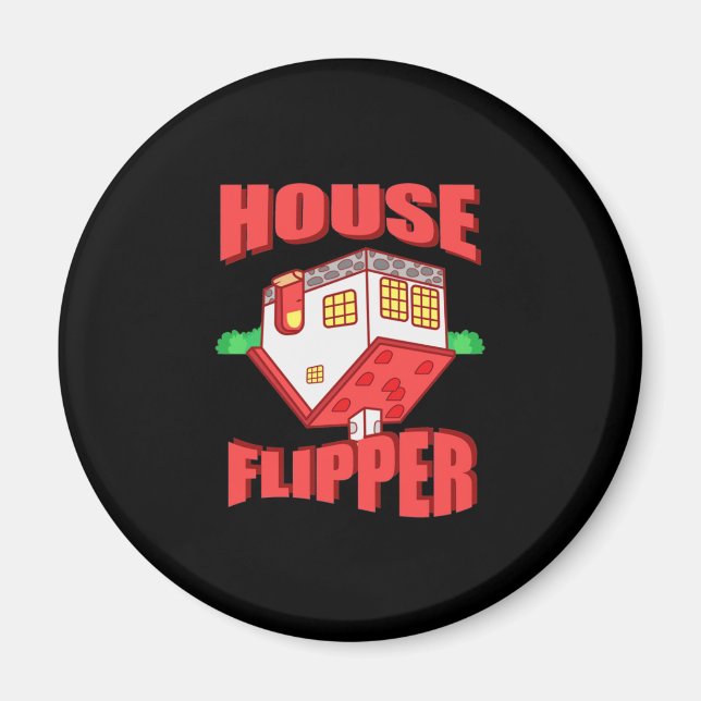 Real Estate Agent House Flipper Magnet (Front)