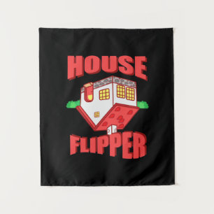 Real Estate Agent House Flipper Tapestry