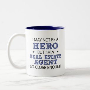 Real Estate Agent Humour Novelty Two-Tone Coffee Mug