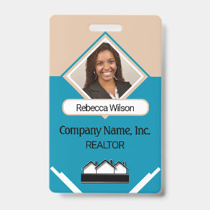 Real Estate Agent ID Badge