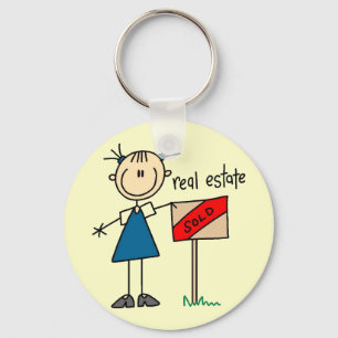 Real Estate Agent Key Ring