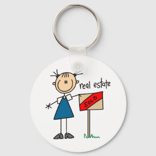Real Estate Agent Key Ring