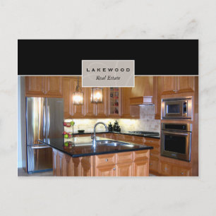 Real Estate Agent Kitchen Postcard