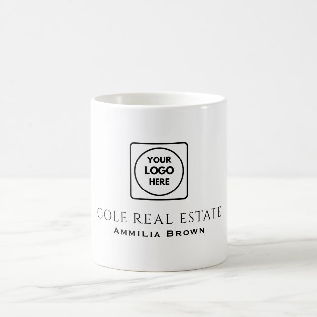 Real Estate Agent | Modern Minimal Listing Design Coffee Mug (Center)
