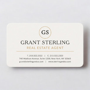 Real Estate Agent Professional Business Card