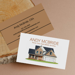 Real Estate Agent, Professional Reality Sales Business Card
