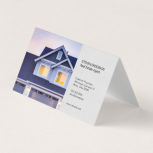 Real Estate Agent Property Homes Business Card