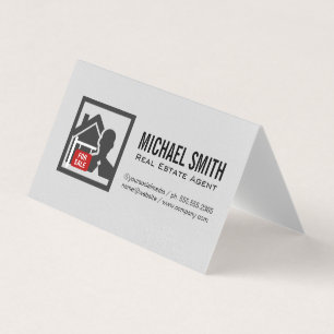 Real Estate Agent Property Manager Business Card