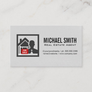 Real Estate Agent Property Manager Business Card