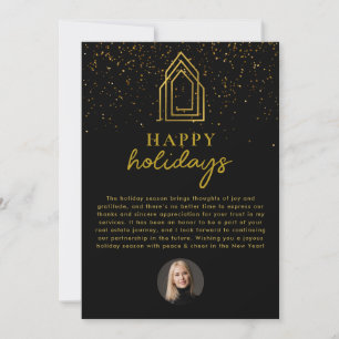 Real Estate Agent Realtor Christmas Happy Holidays Holiday Card