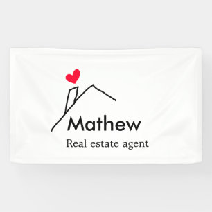 Real estate agent realtor construction home inaugu banner