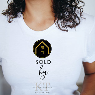 Real Estate Agent Realtor Name Sold By T-Shirt