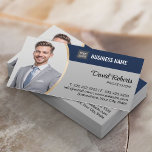 Real Estate Agent Realtor Professional Photo Business Card<br><div class="desc">Real Estate Agent Realtor Professional Photo Business Cards.</div>