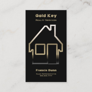 Real Estate Agent Realty Services Business Card