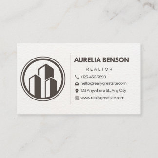 Real Estate Agent – Residential & Commercial Prope Business Card