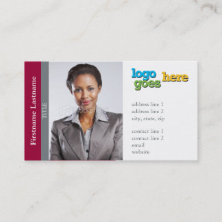 Real Estate Agent Sidebar (Horizontal) -Customise Business Card