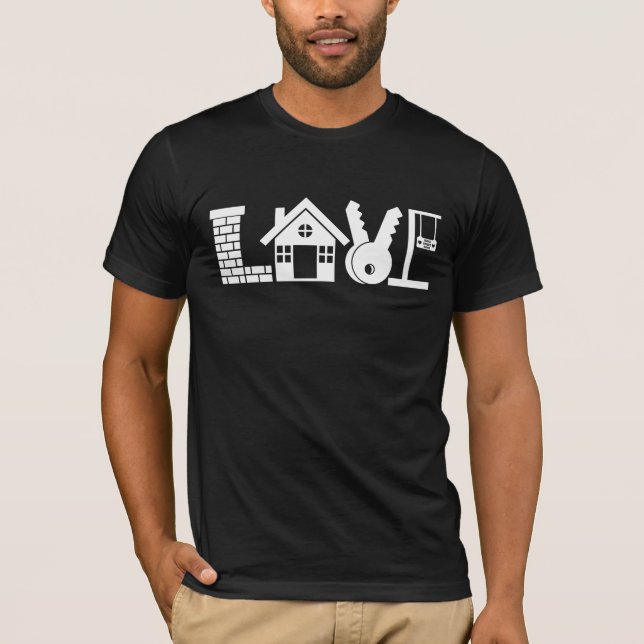 Real Estate Agent: Sold Sign Realtor Property Love T-Shirt (Front)