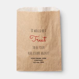 Real Estate Agent Treat Favour Bag