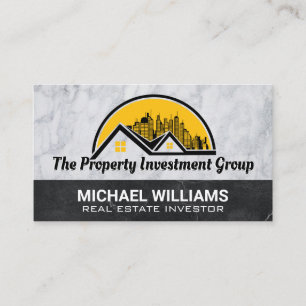 Real Estate and City Logo Business Card