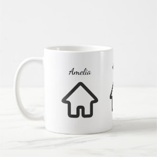 Real Estate Architecture House Icon Coffee Mug