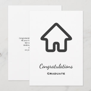 Real Estate Architecture House Icon Graduation