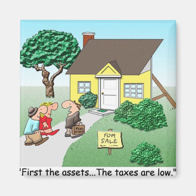 Real Estate Assets Magnet (Front)