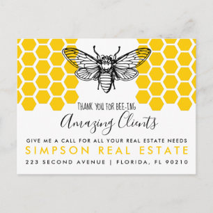 real estate BEE referrals Announcement Postcard