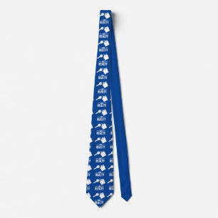 Real Estate Blue Agency Branded Neck Tie