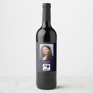 Real Estate Blue ID Wine Label