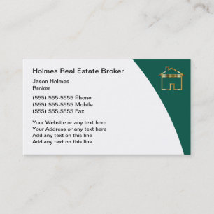 Real Estate Broker Business Cards