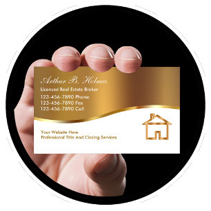 Real Estate Broker Business Cards