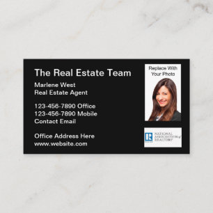 Real Estate Broker Sales Agent Business Cards