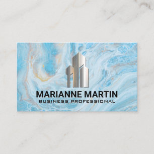 Real Estate Building Logo   Business Professional Business Card