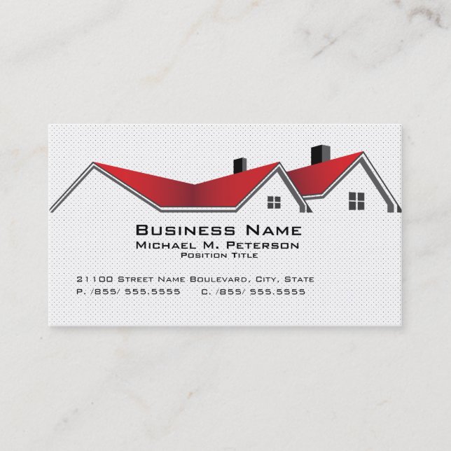 Real Estate Business Business Card (Front)