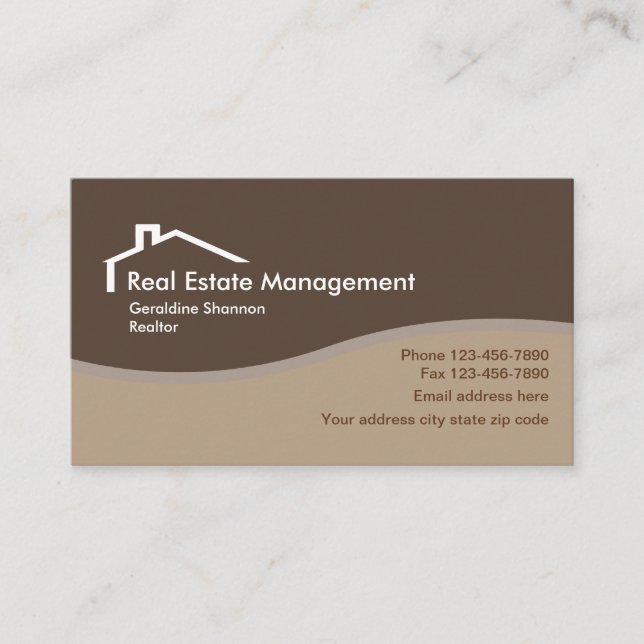 Real Estate Business Card (Front)