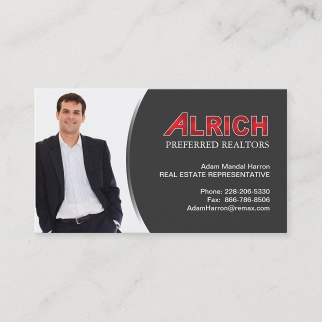 Real Estate Business Card (Front)