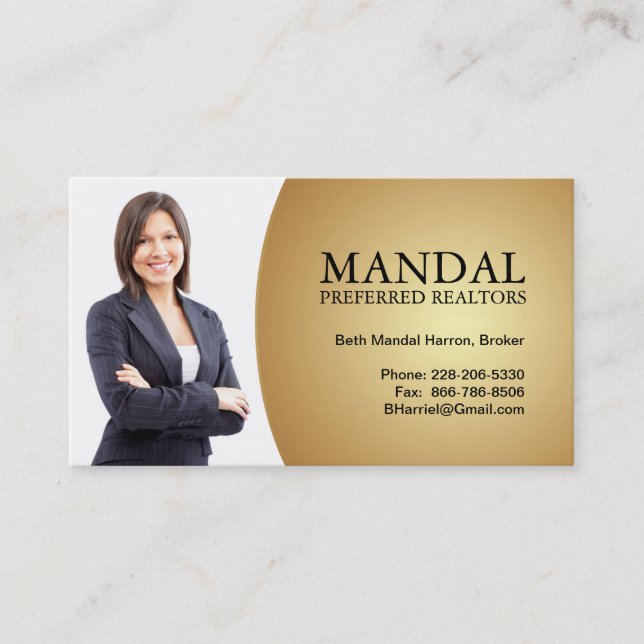 Real Estate Business Card (Front)