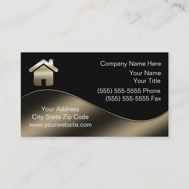 Real Estate Business Card (Front)