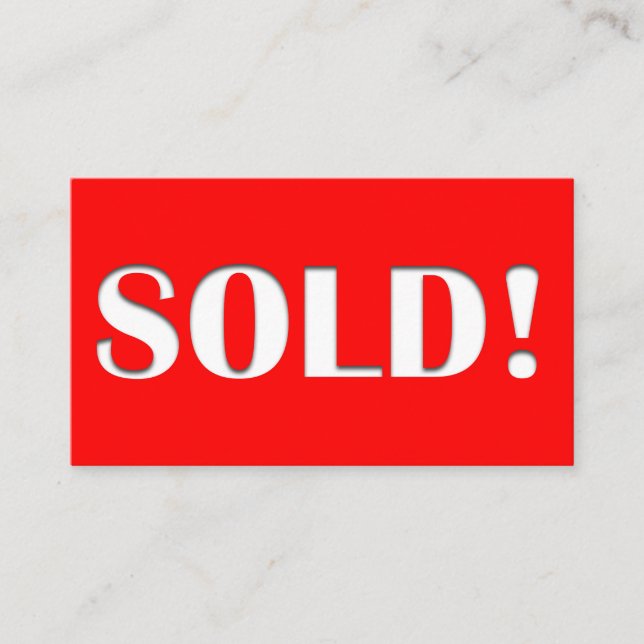 Real Estate Business Card (Front)