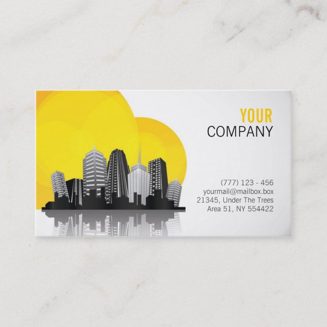 Real estate business card (Front)